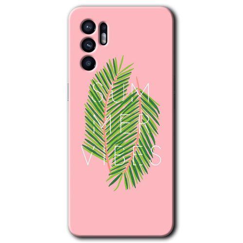 Oppo Reno 6 Kılıf HD Desen Baskılı Arka Kapak - Summer Vibes