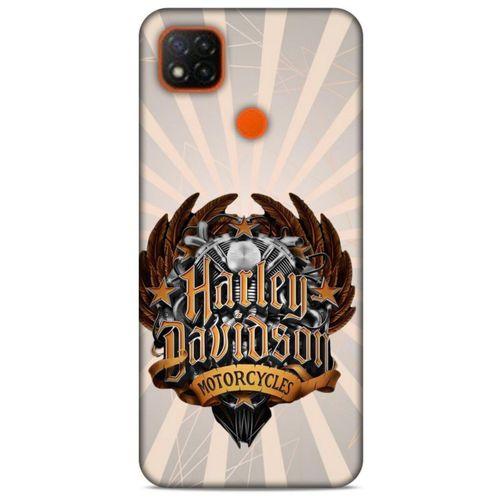 Xiaomi Redmi 9C Uyumlu Kılıf Motorsiklet (3) Kapak Harley Davidson