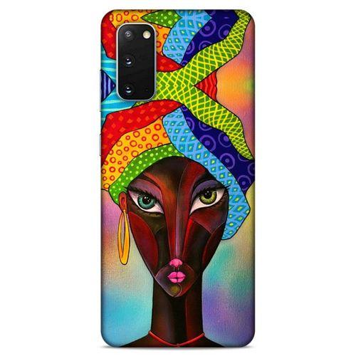 Lopard Samsung Galaxy S20 Uyumlu Kılıf Sürreal Yüzler ♀ (46) Core Armor Kılıf Desenli