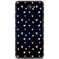 Samsung Galaxy J7 Prime Kılıf HD Baskılı Kılıf - Mini Mini Kalpler + Tam Ekran Koruyucu