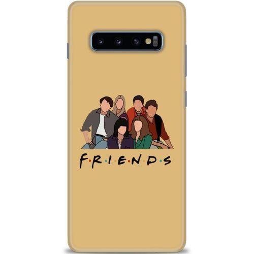 Samsung Galaxy S10 Plus Kılıf HD Baskılı Kılıf - Friends + Tam Ekran Koruyucu