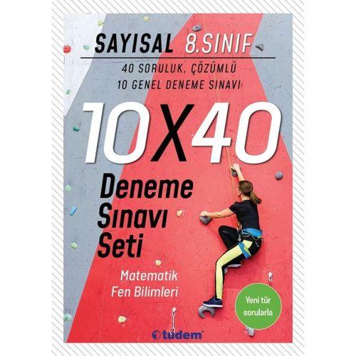 8. Sınıf Sayısal 10x40 Deneme Sınavı Seti Tudem Yayınları