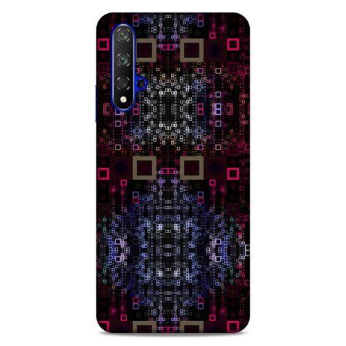 Lopard Huawei P Smart S 2020 Uyumlu Kılıf PiXel (18) Telefon Kılıfları Siyah Kırmızı