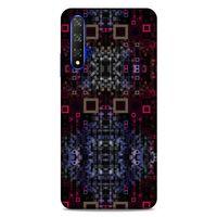 Lopard Huawei P Smart S 2020 Uyumlu Kılıf PiXel (18) Telefon Kılıfları Siyah Kırmızı