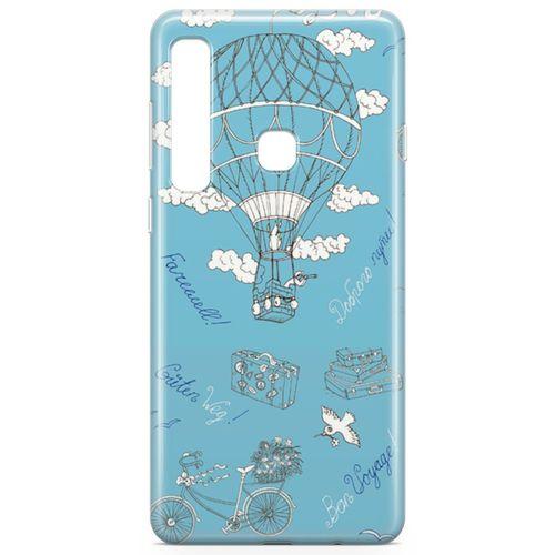 Samsung Galaxy A9 2018 Kılıf Vintage Seyahat Arka Kapak Koruma Desenli Full Koruyucu