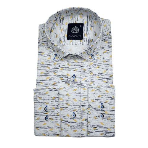 Erkek Silim Fitt Çizgili Uzun Kol Gömlek BGL-ST02982