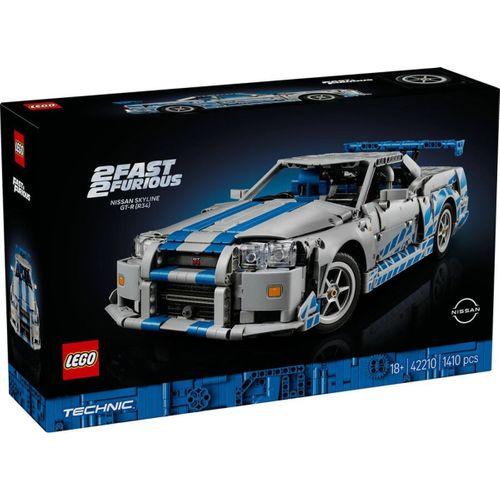 Lego Technic Daha Hızlı Daha Öfkeli Nissan Skyline GT-R (R34) 42210