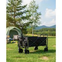 Katlanabilir Taşınabilir Kamp Arabası Plaj Bahçe Ve Eşya Taşıma Vagonu