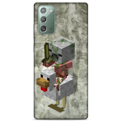 Lopard Samsung Galaxy Note 20 Uyumlu Kılıf PiXel (43) Thin Fit Kılıf Tavuk MC