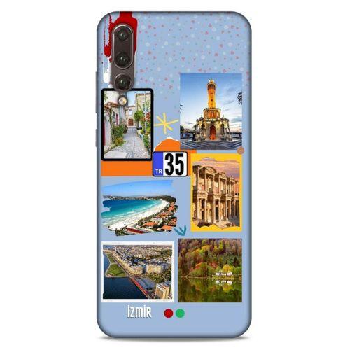 Lopard Huawei P20 Pro Uyumlu Kılıf Şehirli ※ (35) İzmir Fit Design Kılıf