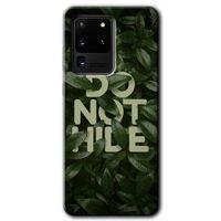 Galaxy S20 Ultra Kılıf HD Desen Baskılı Arka Kapak - Do Not Hide