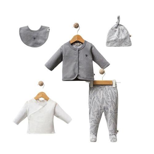 Tost Tale Tost Tale Little Frog 5 Parça Hastane Çıkışı Grey