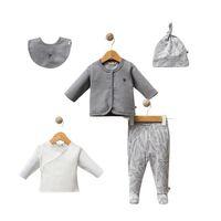 Tost Tale Tost Tale Little Frog 5 Parça Hastane Çıkışı Grey