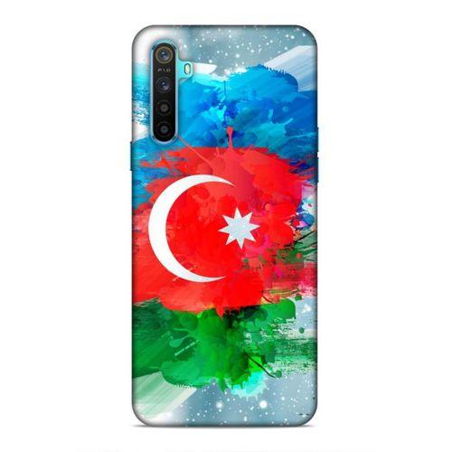 Realme 6i Uyumlu Kılıf Azarbaijan (15) Antişok Kılıf Bayrak İllustre