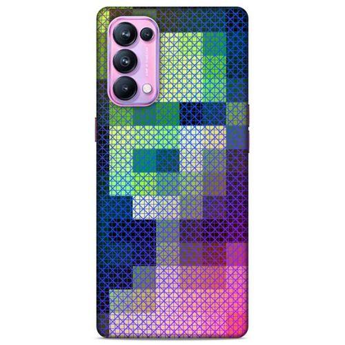 Lopard Oppo Reno 5 Pro 5G Uyumlu Kılıf PiXel (16) Kalın Kılıf Kare