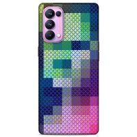 Lopard Oppo Reno 5 Pro 5G Uyumlu Kılıf PiXel (16) Kalın Kılıf Kare