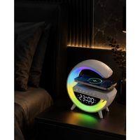Kablosuz Rgb Bluetooth Hoparlör Usb Fm Ve Aux Destekli Taşınabilir Ses Sistemi