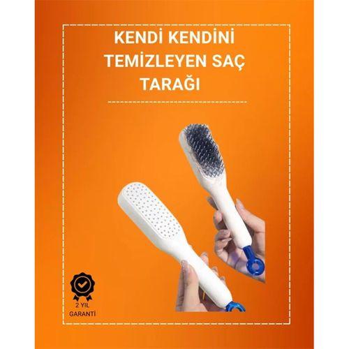 Kafa Derisi Masajlı Saç Tarağı – Kendini Temizleyen, Anti-statik