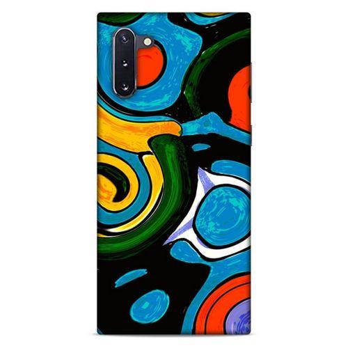 Lopard Samsung Galaxy Note 10 Uyumlu Kılıf Soyut Sanat (24) Desenli Darbe Emici Kılıf