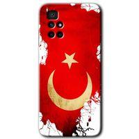 MRCİLETİSİM Xiaomi Redmi 10 Kılıf HD Desen Baskılı Arka Kapak + Temperli Cam - Türkiyem