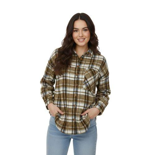 Kadın Ekose Oduncu Gömlek BGL-ST05067