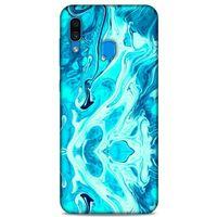 Mermer Turkuaz Samsung Galaxy Note 10 Plus Kılıf