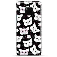 Lopard General Mobile GM 20 Pro Uyumlu Kılıf Kediler (30) Silicone Case Patiler
