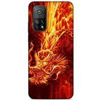 Xiaomi Mi 10T Pro 5G Kılıf Dragons (12) Koruyucu Silikon Ateş Ejderhası