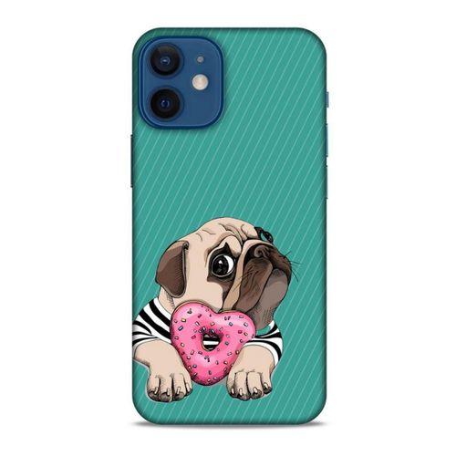 Animax Donutcu Pug Apple iPhone 12 Mini Kılıf Desenli Silikon