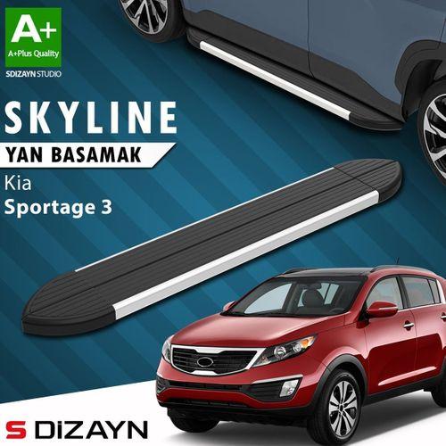 S-Dizayn Kia Sportage 3 Skyline Aluminyum Yan Basamak 173 Cm 2010-2016 A+ Kalite