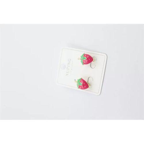 Çilek Küpe - Pembe