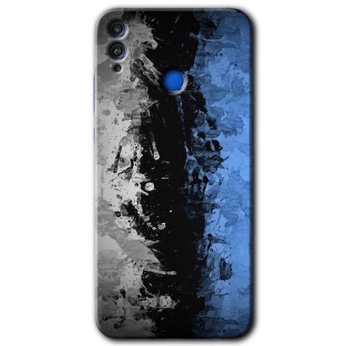 Honor 8x Kılıf HD Desen Baskılı Arka Kapak - Abstract Wallpaper + Kırılmaz Cam
