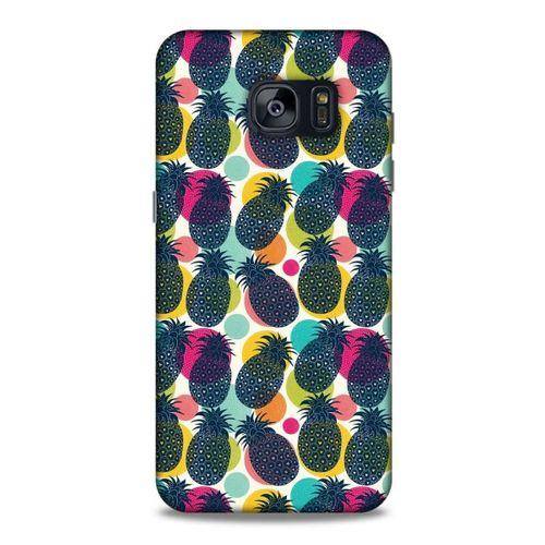 Frutix Ananas 06 Samsung Galaxy S7 Edge Kılıf Desenli Silikon