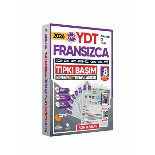 2026 YKS YDT (Yabancı Dil Testi) FRANSIZCA ÖSYM Çıkmış Soru Tıpkı Basım Deneme Paketi 8li Türkiye G