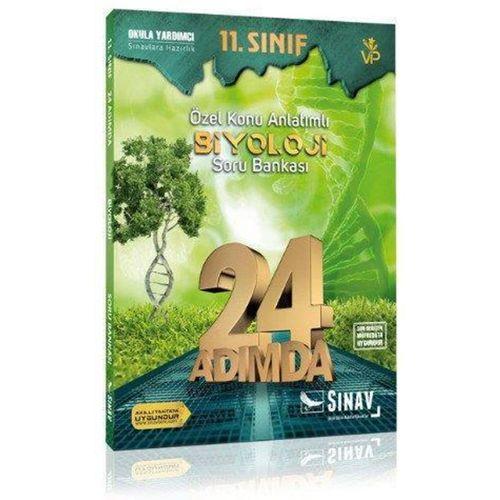 11.Sınıf Biyoloji 24 Adımda Özel Konu Anlatımlı Soru Bankası Sınav Dergisi Yayınları