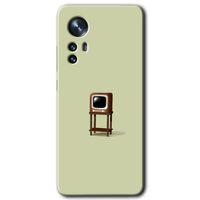 Xiaomi Mi 12 Pro Kılıf HD Desen Baskılı Arka Kapak - Retro-TV