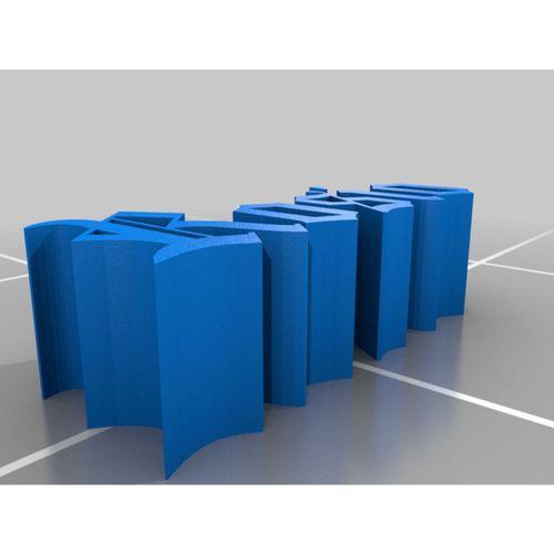 3D baskı imza dekoratif model (Bu ürün Sadece Plastik parçadır - Almadan Önce Soru Sorabilirsiniz)