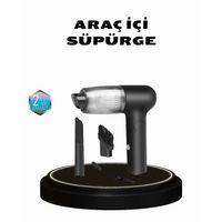 Taşınabilir Vakumlu Araç Süpürgesi – Katlanabilir Sap, Yıkanabilir Filtre, 120w Motor