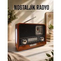 Nostaljik Radyo Usb,aux Ve Sd Kart Girişli Bluetooth Bağlantılı