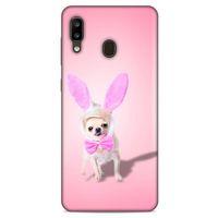 Samsung Galaxy A20 Kılıf Köpek Kıyafetleri (21) Koruyucu Kapak Adorable Tshirt