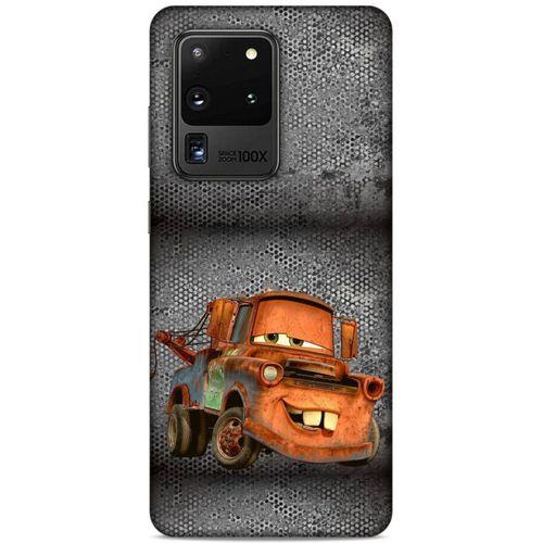 Lopard Samsung Galaxy S20 Ultra Uyumlu Kılıf PickUpX (50) Shockproof Kılıf Orange Car