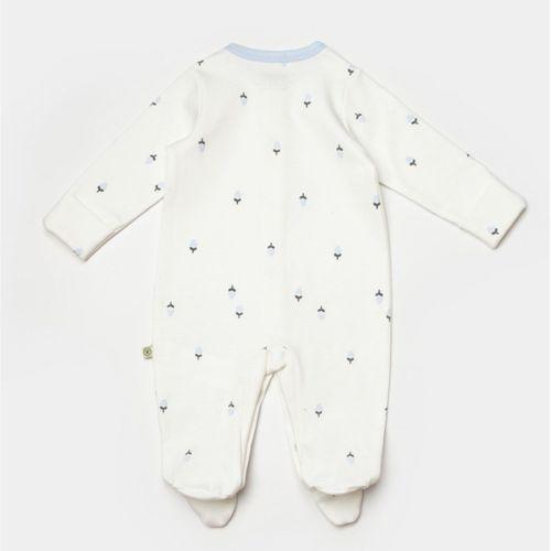 Bibaby Biorganic Love Floral Bebek Tulum 60791 Ekru Lila