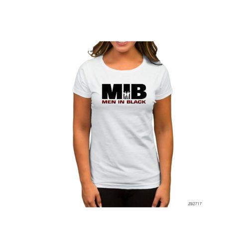 Men in Black Logo  Beyaz Kadın Tişört