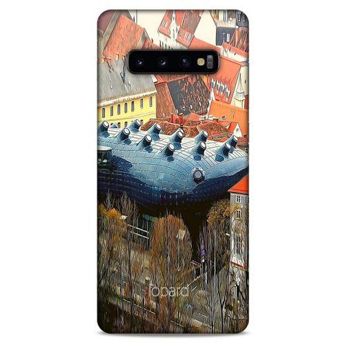 Samsung Galaxy S10 Plus Kılıf Dünya Mimarisi (32) Soft Silikon Kılıf Kunsthaus Müzesi Avusturya