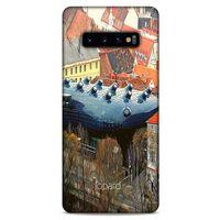 Samsung Galaxy S10 Plus Kılıf Dünya Mimarisi (32) Soft Silikon Kılıf Kunsthaus Müzesi Avusturya