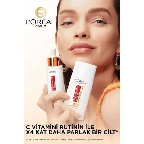 L'Oreal Paris Revitalift Clinical Spf 50+ Günlük Yüksek Uv Korumalı Yüz Güneş Kremi 50ml