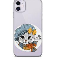 Zoologix (43) Apple Iphone 11 Şeffaf Kılıf Silikon Desenli