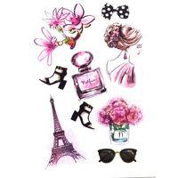 Sert Zemin Etiketi Sticker Paris 80X120Mm Sz-023 - 2 adet