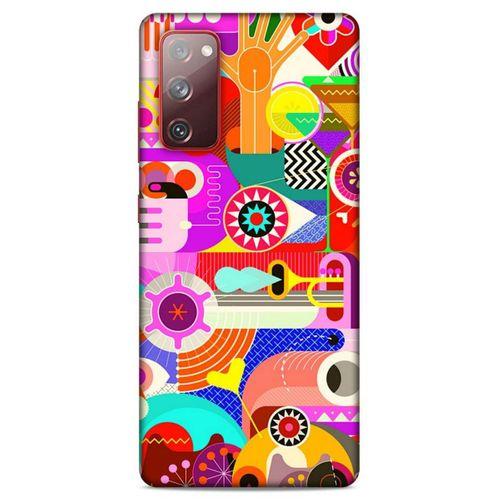 Lopard Samsung Galaxy S20 Fe Uyumlu Kılıf Soyut Sanat (19) Baskılı Kılıfları