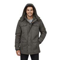 Erkek Spor Kanvas Kapüşonlu Parka M2665 BGL-ST04959